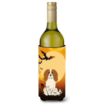 CAROLINES TREASURES Halloween Cavalier Spaniel Wine Bottle Beverge Insulator Hugger BB4324LITERK